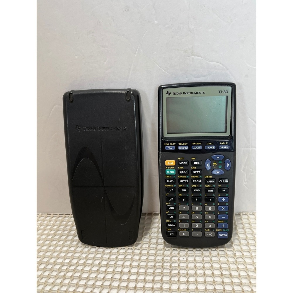 Texas Instrument TI-83 Classic Graphing Calculator scratches Works
